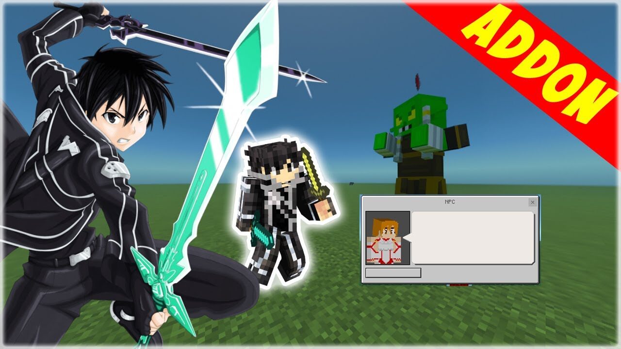 Sword Art Online Addon - Minecraft Bedrock Edition / MCPE 1.18+ - BiliBili